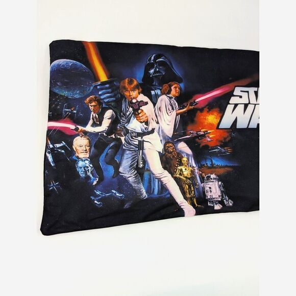 Star Wars A New Hope Pillow Case Episode IV Graphic Print Cover 28" x 18" - Picture 2 of 9